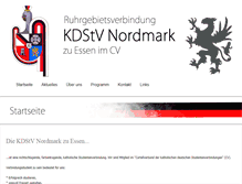 Tablet Screenshot of kdstv-nordmark.de